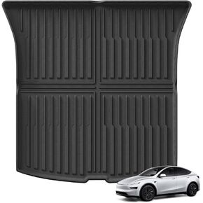 بطانة البضائع الخلفية Smabee لعام 2025 Tesla Model Y Juniper 5 مقاعد جميعها الطقس TPE Trunk Mat Mat Accessories Interior Black