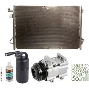 A/C Kit w/AC Compressor Condenser Drier For Ford Mustang 4.0L V6 2007 2008 2009 S197 - BuyAutoParts 60-89459CK New