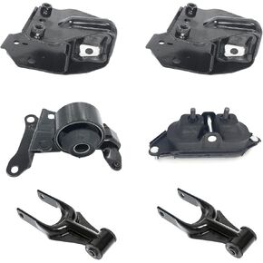 Engine Motor & Transmission Mounts Set Compatible with 2006-2011 Chevrolet Impala for 2006-2007 Chevrolet Monte Carlo Replace #A2818 A2906 A5263 A5263 A5372 A5372