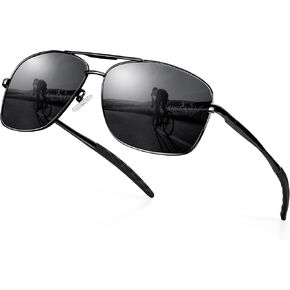URUMQI Polarized Aviator Sunglasses for Men Women,UV400 Protection Lens, Ultra Lightweight Pilot Sun Glasses for Driving Golf