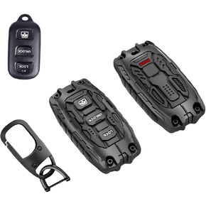 تغطية FOB الرئيسية لـ Toyota ، الملحقات ، Key Fob Case ، Keychain متوافق مع Toyota1999 2000 2001 2002 2003 2004 2005 2006 2007 2008 2009 4Runner 2001 2003 2004 2005 2006 2007 2007 2007 Sequoia