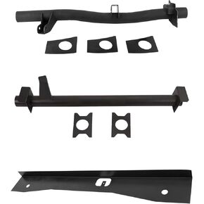 Mountainpeak 3PCS Rear Fuel Tank Support Crossmember and Rear Upper Shock Mount Crossmember Rear Spare Tire Support Plate Shock Mount Frame Fit for 2007-2014 Chevy Silverado 1500 GMC Sierra 1500
