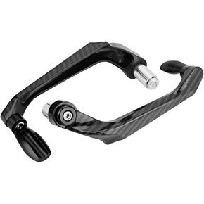 KIMISS Universal 7/8in 22mm CNC Aluminum Handlebar Brake Clutch Lever Hand Guard for Motorcycle, Motorbike, Scooters, Electric Cars, Mountain Bikes(Black)