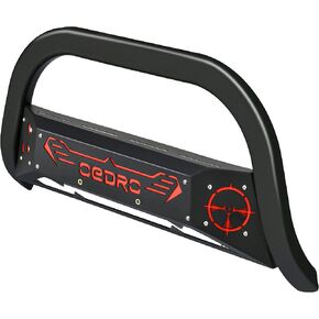 شريط الثور Oedro Paintable Fits 07-18 Chevy Silverado & GMC Sierra 1500 & 07-20 Tahoe Suburban ، واقي فرشاة الشاحن