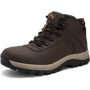 CC-Los Men's Waterproof Hiking Boots Work Boots Durable Non Slip Outdoor Shoes Size 7.5-14