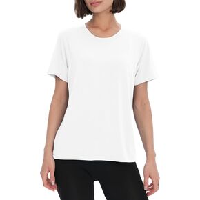 BAMBOO COOL Women's T Shirts Classic Short Sleeve Fit Tops for Women Casual Fitted Tees