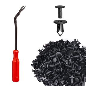 120 PCS Fender Clips ATV Nylon Fender Clips Expansion Fastener Rivets Push Pin Polaris 7661855 Ranger RZR Can Am Kawasaki Teryx Honda Pioneer 90653-HC4-900 Suzuki Sportsman ATV Fastener with Tool