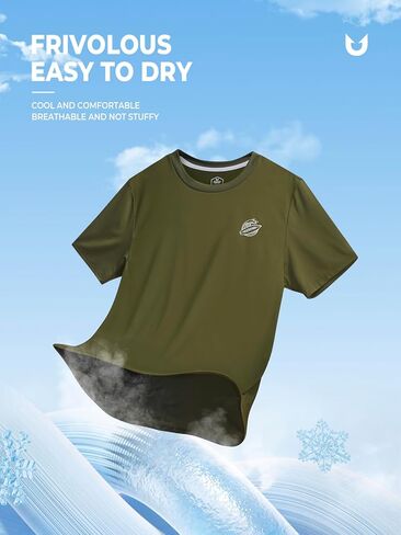 NORTHYARD Men's Athletic Quick Dry Running T-Shirts Workout Active Lightweight Short-Sleeve Shirts Gym Fishing Tee Tops in Saudi Arabia