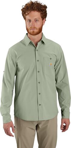 قميص Carhartt الرجالي Force Sun Defender ذو مقاس مريح وخفيف الوزن وأكمام طويلة in Kuwait