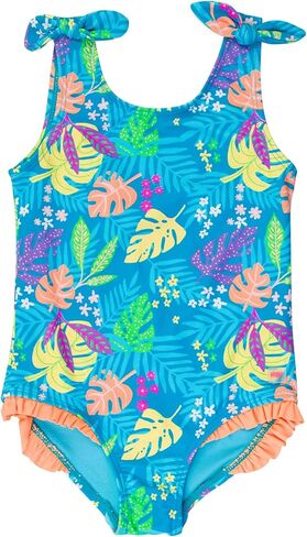 RuffleButts Marine Glow Tie Shoulder One Piece - 18-24m in Kuwait