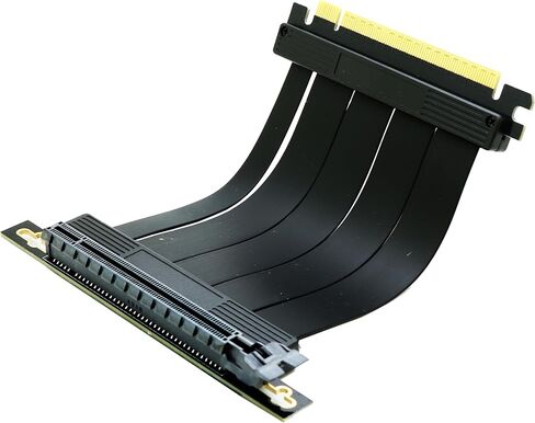بطاقة Sintech PCIe 4.0 16X Riser، كابل تمديد PCI-E Express X16، متوافق مع بطاقة GPU من سلسلة GTX RTX Radeo (180 درجة 10 سم) in Kuwait