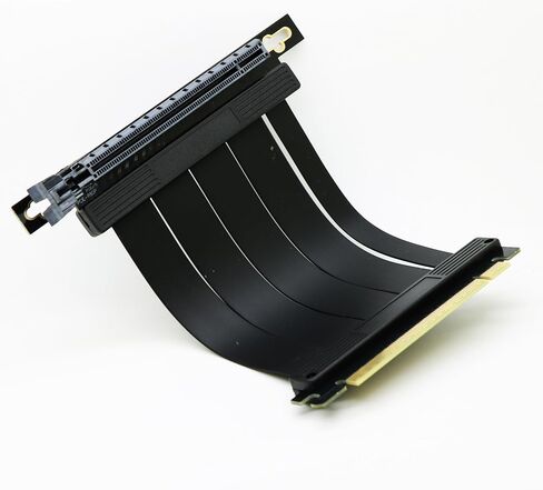 بطاقة Sintech PCIe 4.0 16X Riser، كابل تمديد PCI-E Express X16، متوافق مع بطاقة GPU من سلسلة GTX RTX Radeo (180 درجة 10 سم) in Kuwait