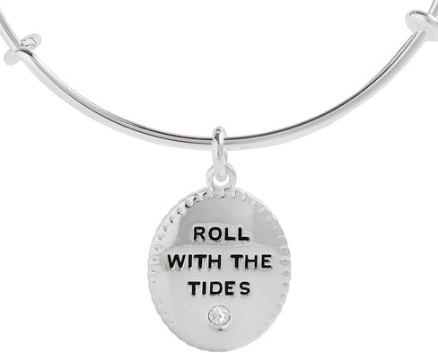 Alex and Ani Roll With the Tides Charm Bangle in Saudi Arabia