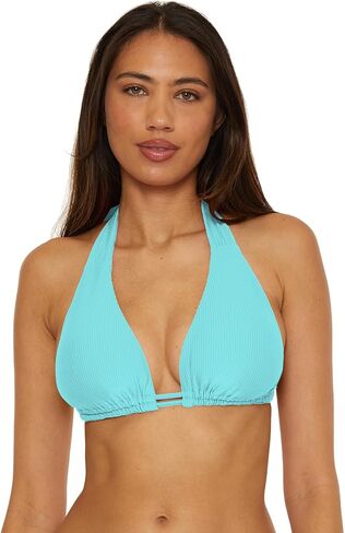 BECCA Women's Monte Carlo Halter Bikini Top, Adjustable, Tie Back, Swimwear Separates in Kuwait