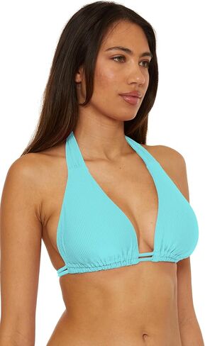 BECCA Women's Monte Carlo Halter Bikini Top, Adjustable, Tie Back, Swimwear Separates in Kuwait