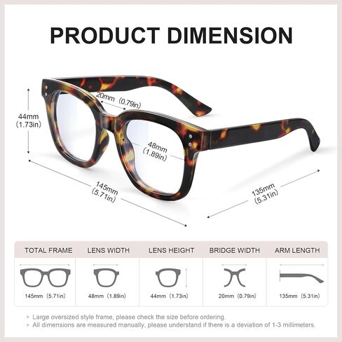 Blue Light Blocking Glasses For Woman/Men,Computer Glasses,Anti Eyestrain & UV Protection Eyeglasses in Saudi Arabia