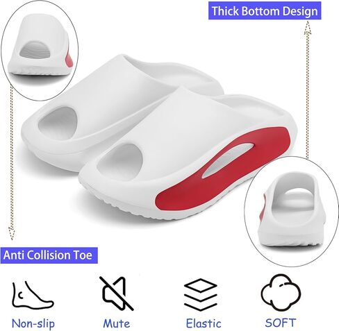 Kids Cloud Slides Boys Girls Comfy Pillow Slippers Summer Beach Sandals Non-Slip Thick Sole Slippers for Indoor Outdoor in Saudi Arabia