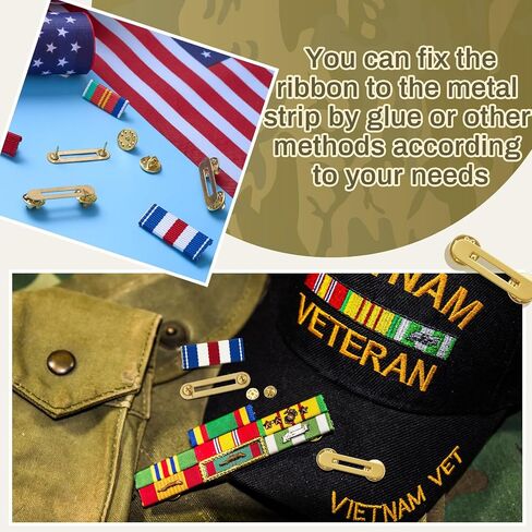 3 Pcs Independence Day Ribbon Mounting Bar Patriotic Military Ribbon Holding Bar for Uniforms Organizer Holder in Saudi Arabia