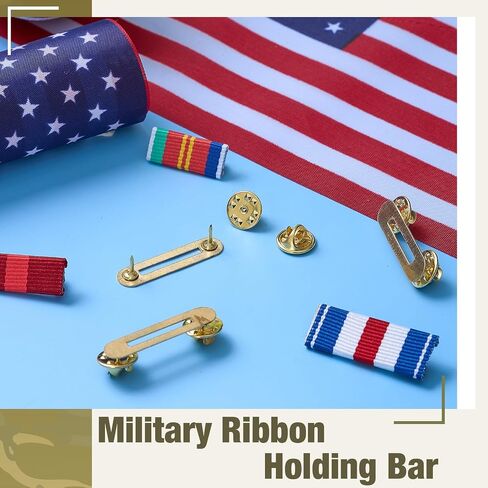 3 Pcs Independence Day Ribbon Mounting Bar Patriotic Military Ribbon Holding Bar for Uniforms Organizer Holder in Saudi Arabia