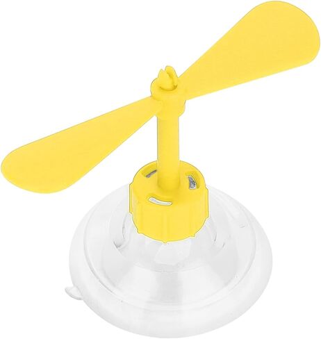 Akozon Helmet Propeller, Rubber and Plastic Helmet Suction Cup for Motorcycle Decoration (Yellow) in Kuwait
