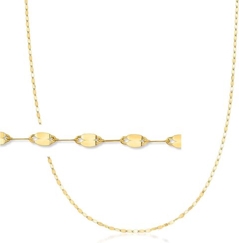 RS Pure by Ross-Simons Italian 14kt Yellow Gold Lumachina-Chain Necklace in Kuwait