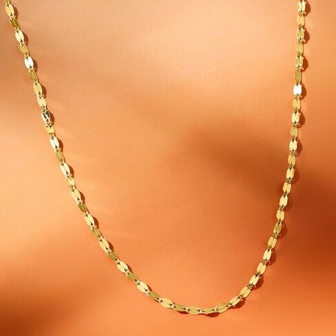 RS Pure by Ross-Simons Italian 14kt Yellow Gold Lumachina-Chain Necklace in Kuwait