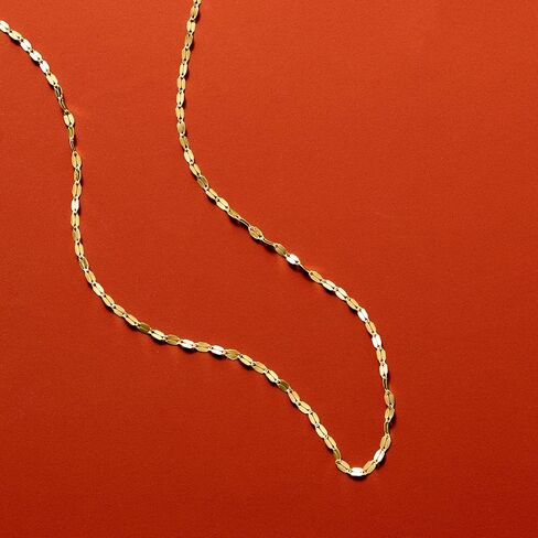 RS Pure by Ross-Simons Italian 14kt Yellow Gold Lumachina-Chain Necklace in Kuwait