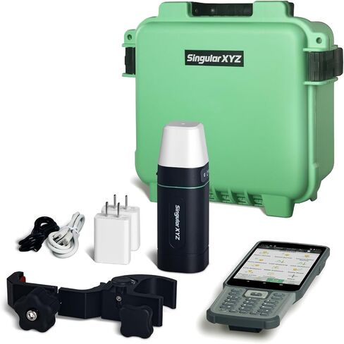 معدات المسح RTK GNSS المزودة بالشبكة RTK Rover، وحدة تحكم محمولة وبرنامج مسح، يتميز بإمالة 60 درجة وIMU مدمج، للتخطيط للبناء والتخطيط الجيوديسي أو مسح الأراضي in Kuwait