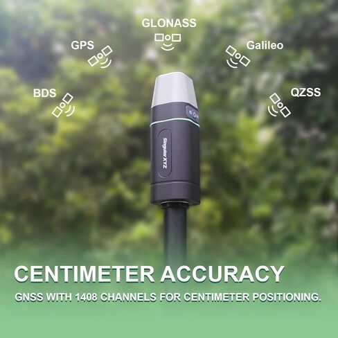 معدات المسح RTK GNSS المزودة بالشبكة RTK Rover، وحدة تحكم محمولة وبرنامج مسح، يتميز بإمالة 60 درجة وIMU مدمج، للتخطيط للبناء والتخطيط الجيوديسي أو مسح الأراضي in Kuwait