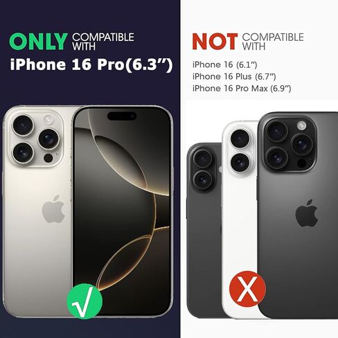 حافظة بطارية لهاتف iPhone 16، أحدث حافظة شاحن ممتدة وقابلة لإعادة الشحن بسعة 10000 مللي أمبير في الساعة عالية السعة وشحن لاسلكي متوافقة مع iPhone 16 (6.1 بوصة) وحقيبة شحن وCarplay (أسود) in Kuwait