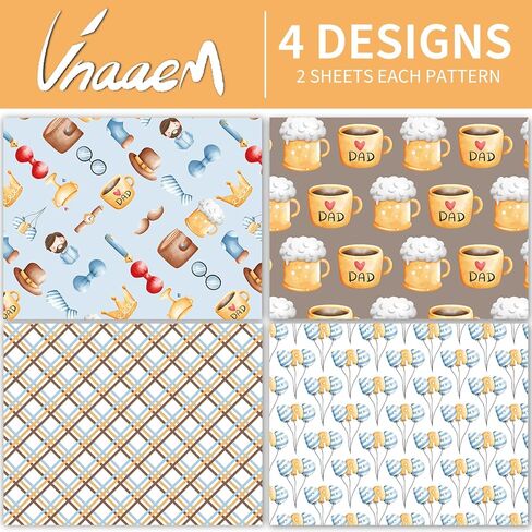 ورق تغليف وحيد القرن من Vnaaem - عيد ميلاد سعيد على شكل حرف وحيد القرن - 6 قطع هدية عيد ميلاد للفتيات للفتيات والأطفال وحفلات استحمام الطفل 19.6 × 27.8 بوصة in Kuwait