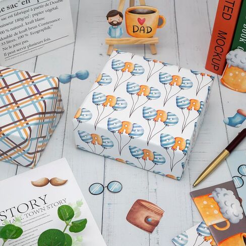 ورق تغليف وحيد القرن من Vnaaem - عيد ميلاد سعيد على شكل حرف وحيد القرن - 6 قطع هدية عيد ميلاد للفتيات للفتيات والأطفال وحفلات استحمام الطفل 19.6 × 27.8 بوصة in Kuwait