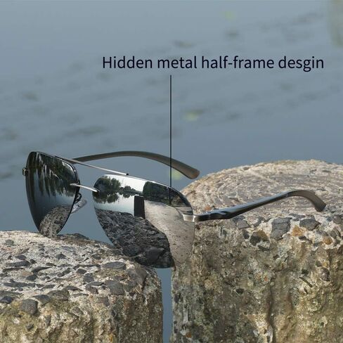 Aviator Sunglasses for Men Women Polarized Mirrored driving in Saudi Arabia