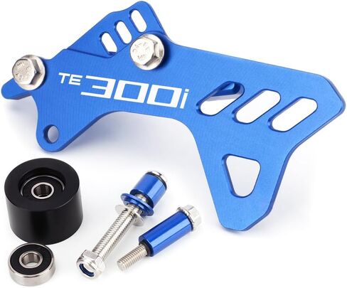 Front Sprocket Cover Chain Guard Compatible with Hus.qvarna TE300i 2018-2021 | Case Saver TE300 i TE 300i 300 i Accessories (Blue) in Kuwait