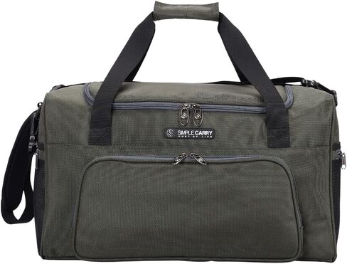 Large Sports Duffel Bag 20 inch for Travel Gym as Shoulder Bag and Hand Carry - Tan in Saudi Arabia