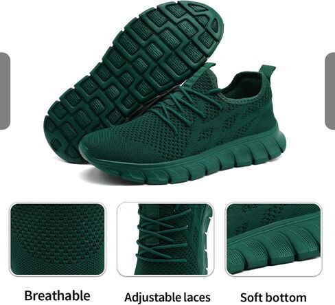 Women's Running Shoes Walking Sneakers Sports Athletic Workout Tennis Gym Casual Fashion Fitness Breathable Lightweight Comfortable Mesh Soft Shoe in Kuwait