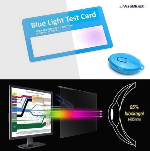 VizoBlueX 23-24 inch Anti-Blue Light Filter for Computer Monitor. Screen Protector Panel 21.5" x13.0 Blocks Blue Light for LCD TV PC iMac 24 Retina in Kuwait