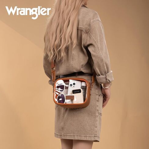 Montana West X Wrangler Clear Bag for Stadium Events Unix Crossbody Purse for Concerts, Sports in Kuwait