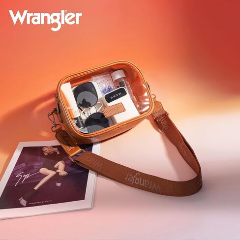 Montana West X Wrangler Clear Bag for Stadium Events Unix Crossbody Purse for Concerts, Sports in Kuwait
