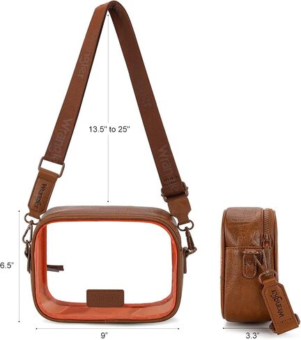 Montana West X Wrangler Clear Bag for Stadium Events Unix Crossbody Purse for Concerts, Sports in Kuwait