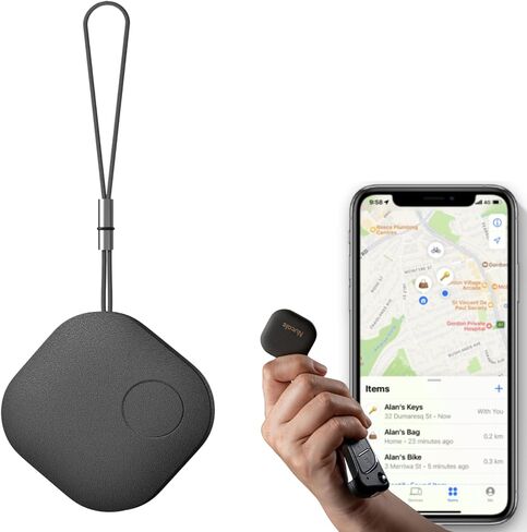Air Key Finder Tag Cafe 4PCS - Only iOS - Bluetooth Smart Key Tracker Tag - Work with iPhone or iPad - Keep Track of The Items That Matter Most - Find Keys Device or Car Key in Kuwait