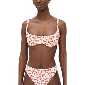 Good American Women's Cherry Demi Support Top