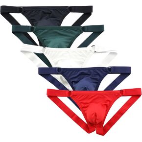 Men's Stretchy Strap Waist Underpants Sexy Soft Mesh Underwear Jockstraps