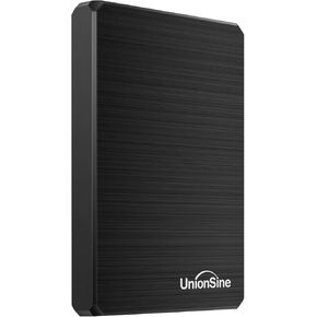 UnionSine 10TB 3.5" External Hard Drive USB3.2Gen2 Type-C HDD Storage Compatible for PC, Desktop, Laptop,TV(Black) HD3510