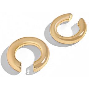 Ear Cuffs for Women Non Piercing, Conch Hoop Earrings, Cartilage Earring, Ear Cuff with Chain and without Chain