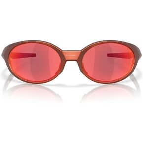 Oakley Men's OO9438 Eyejacket Redux نظارة شمسية مستطيلة مستقطبة ، Torch Orange/Prizm Trail ، 58 مم