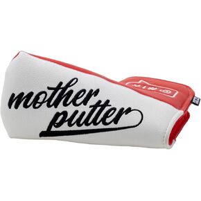 Izzo Golf Funny in Your Face Blade Putter Headcover - Mother Putter Funny Saying Joke/Gag Golf Headcover for Your Putter, White