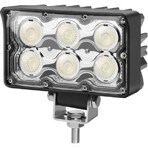 ضوء جرار LED 6 بوصة ، 60W 5500LM ضوء عمل ساطع ، 4x6 أشرطة الضوء على الطرق الوعرة للجرار ، شاحنة ، حفارة ، مركبات زراعية (1 أجهزة كمبيوتر)