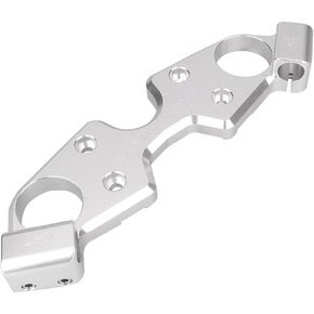 Newsmarts Aluminum Triple Tree Clamps Yoke Cover Handle Bar Casting for Suzuki GSXR 1300 Hayabusa 2008 2009 2010 2011 2012 2013 2014 2015 2016 2017 Black