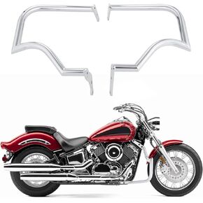 Engine Guard Crash Bar for Yamaha Vstar 1100 Classic Custom Silverado Xvs 1100 1999-2009 (Black)